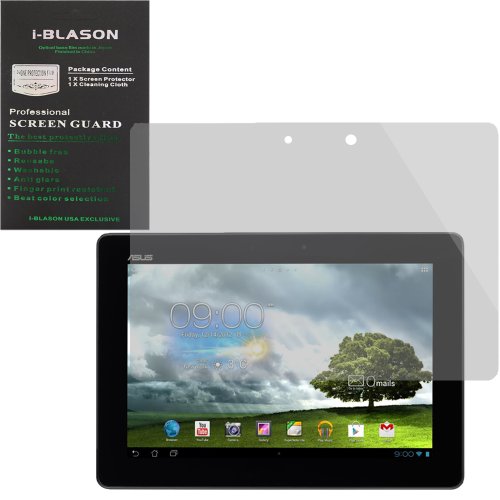 i-Blason 2 Pack for Asus Memo Pad Smart 10'' ME301T Tablet Screen Protectors 1 Clear (invisible) + 1 Matte (Anti-glare)s 1 Clear (invisible) + 1 Matte (Anti-glare) (HD Clear+Matte)