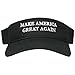 Donald Trump Visor, Make America Great Again - Quality Embroidered 100% Cotton