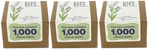 Baby Bits Wipes Solution, 3 Pack - Wets 3,000 Natural Wipes