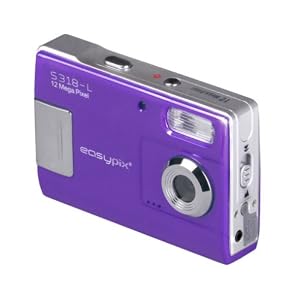 Easypix S318-L Digitalkamera (3 Megapixel, 8-fach digitaler Zoom,3,75 cm (1,5 Zoll) Display) lila