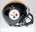 Mel Blount Autographed/Hand Signed Pittsburgh Steelers Mini Helmet with HOF 89 Inscription