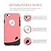 iPhone 6s Case, Slicoo® [Lifetime Warranty] Dual-layer TPU Rubber Protective Carrying Cover Case for iPhone 6 6s (4.7 inch) (Pink)