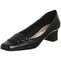 Easy Street Women's Gleam Pump,Black,8 M