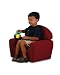 Brand New World Dura-Care Funky Overstuffed Infant / Toddler Chair in Red