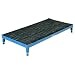SPG WSE1N22-9 Gillis/Jarke 9"-14" Adjustable 1-Step Platform with Recessed Ergonomic Matting, 24" Length, 24" Width