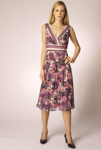 Per Una Eden Leaf Print Dress clothing