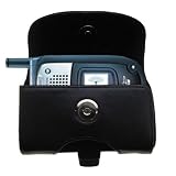 Horizontal Leather Case with Belt Clip/Loop for the Sanyo RL-7300 / RL 7300