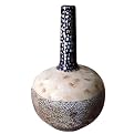 Eggshell Ceramic Vase With Long Neck - Multi color