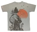 Junk Food Human Tree Khaki Men's T-Shirt