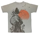 Junk Food Human Tree Khaki Mens T-Shirt - Now Also In Slim Fit!