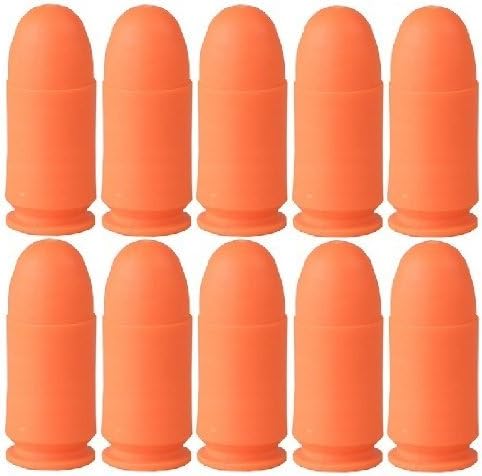 Tactical Deals Pack Of 10 Inert .45 G.A.P. GAP Glock Automatic Pistol Safety Trainer Cartridge Dummy Ammunition Ammo Shell Rounds