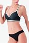 Ilusion Women's Racerback Sports Bra BLACK 32B