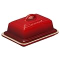 Le Creuset Stoneware Butter Dish, Cerise