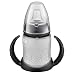 NUK 10215065 - First Choice Trinklernflasche, 150 ml, schwarz, aus Puretec BPA-frei mit Soft-Trinkt�lle aus Silikon auslaufsicher
