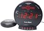 Sonic Alert SBB500ss Sonic Bomb Loud Dual Alarm Clock with Bed Shaker