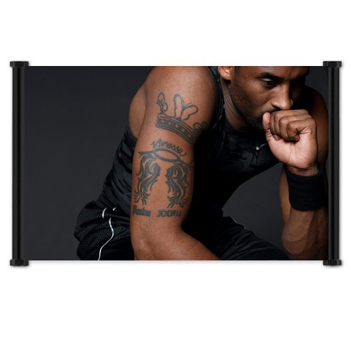 Kobe Bryant Los Angeles Lakers Wall Scroll Poster (25"x16") Inches