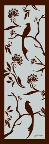 Bird Silo Ii - Mini Modern Retro Bird Vintage Sky Painting Classy Paradise Tree Poster 6X18