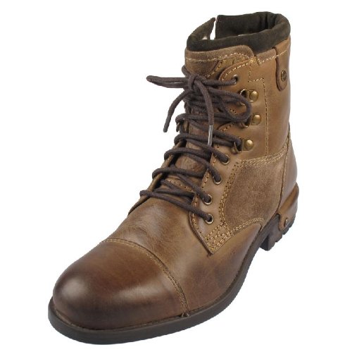 Bugatti Sam D1947-83 Herren Stiefel Glattleder, Braun, Größe 43