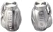 Jd Diffusion - P9402 - Paire Sel et Poivre Golf - Metal