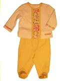 Laura Ashley Top and Footie Set-Yellow-9 Months