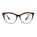 SA106 Womens High Point Squared Half Rim Look Cat Eye Glasses