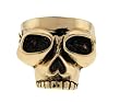 BRASS SKULL RING WIDTH: 22mm