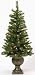 4' Pre-Lit Aspen Potted Christmas Topiary Tree with Clear Lights