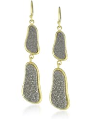 Marcia Moran "Illume" Double Organic Drop Earrings