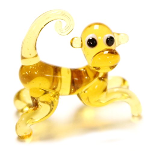 Ganz Miniature Glass Animals Figurine - Monkey
