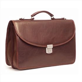Buy Aston Leather Ladies Leather Briefcase 245 - P Color: Tan by Aston Leather