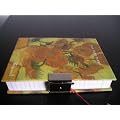 5 Year Diary with Vincent Van Gogh Sunflowers Hardback Cover and Set of Keys for Privacy