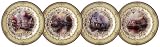 Spode Thomas Kinkade Cottage Accent Plates, Set of 4