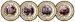 Kitchen & Housewares : Spode Thomas Kinkade Cottage Accent Plates, Set of 4