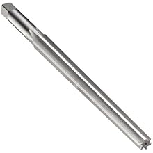 Alvord Polk 155-0 High-Speed Steel Taper Pin Reamer, Straight Flute, Round Shank, Uncoated (Bright)
