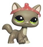 Hasbro Poupée - 93686 - 1059 - Littlest Petshop Single - Les casse-cou - Chat gris