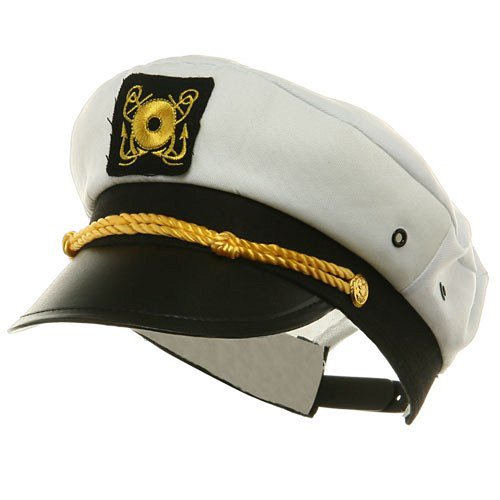 Adjustable Child Yacht Cap-White W20S23B