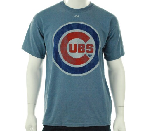 Majestic Geovany Soto Chicago Cubs #18 Ballyard Legends Heathered T-shirt - Royal Blue (Large)