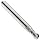 Niagara Cutter CB230 Carbide Ball Nose End Mills, Inch, Uncoated (Bright) Finish, Roughing and Finishing Cut, 30 Degree Helix, For Use With All Materials