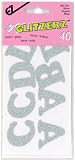 Iron-On Glitzerz Letters 1-1/4"-Silver
