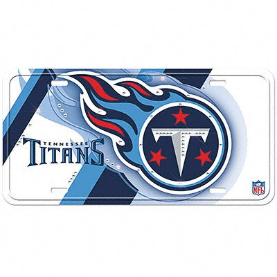 Tennessee Titans License Plate: Aluminum Street Flair License Plate