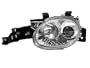 Driver and Passenger Side (Pair) Euro Chrome Projector Headlights