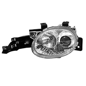 95-99 DODGE NEON / 95-99 PLYMOUTH NEON HEADLIGHTS - EURO CHROME STYLE, W/ PROJECTOR (DEPO-US) PAIR 96 97 98