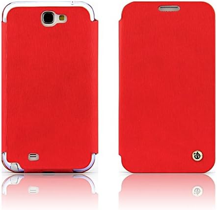 Nexxone Red Horizontal Flip Leather Case Pu Cover for Samsung Galaxy Note 2
