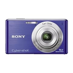 Sony DSC-W530L Digitalkamera (14 Megapixel, 4-fach optischer Zoom, 26mm Weitwinkel, 6,9 cm (2,7 Zoll) Display) blau
