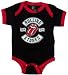 Toddler and Infant THE ROLLING STONES US TOUR 1978 One Piece Baby Suit in Black