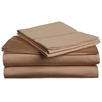 Rockland 100-Percent Pima Cotton Sateen Oversized 4 Piece Sheet Set
