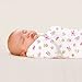 SwaddleMe Muslin Swaddle Blankets 3-PK, Girly Bugs & Butterflies (OS)