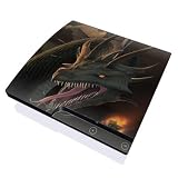 Playstation Slim Skin (PS3 slim) Plus Two Matching Controller Skins - Annihilator