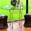 Chiseled Gold Dining Table