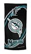 Florida Marlins Fiber Reactive Pool/Beach/Bath Towel (Team Color)